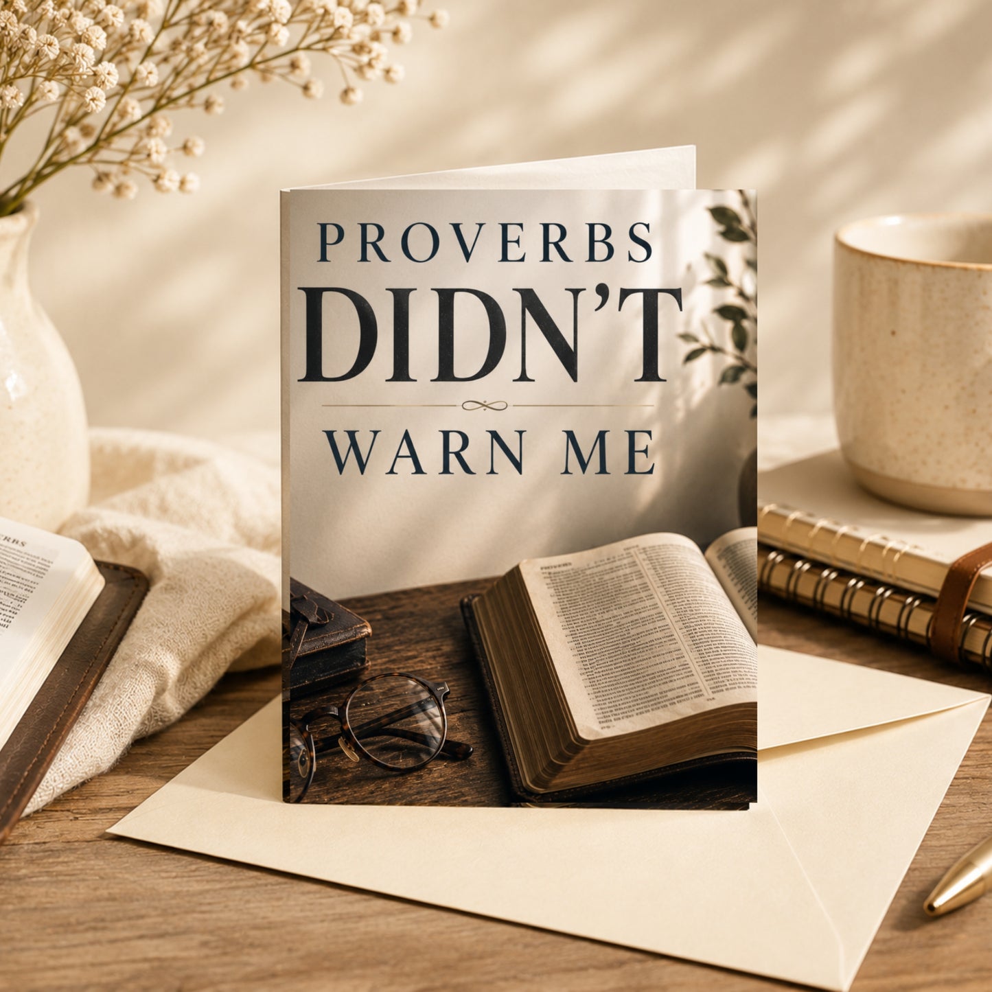 Proverbs Didn't Warn Me — Father's Day Greeting Card