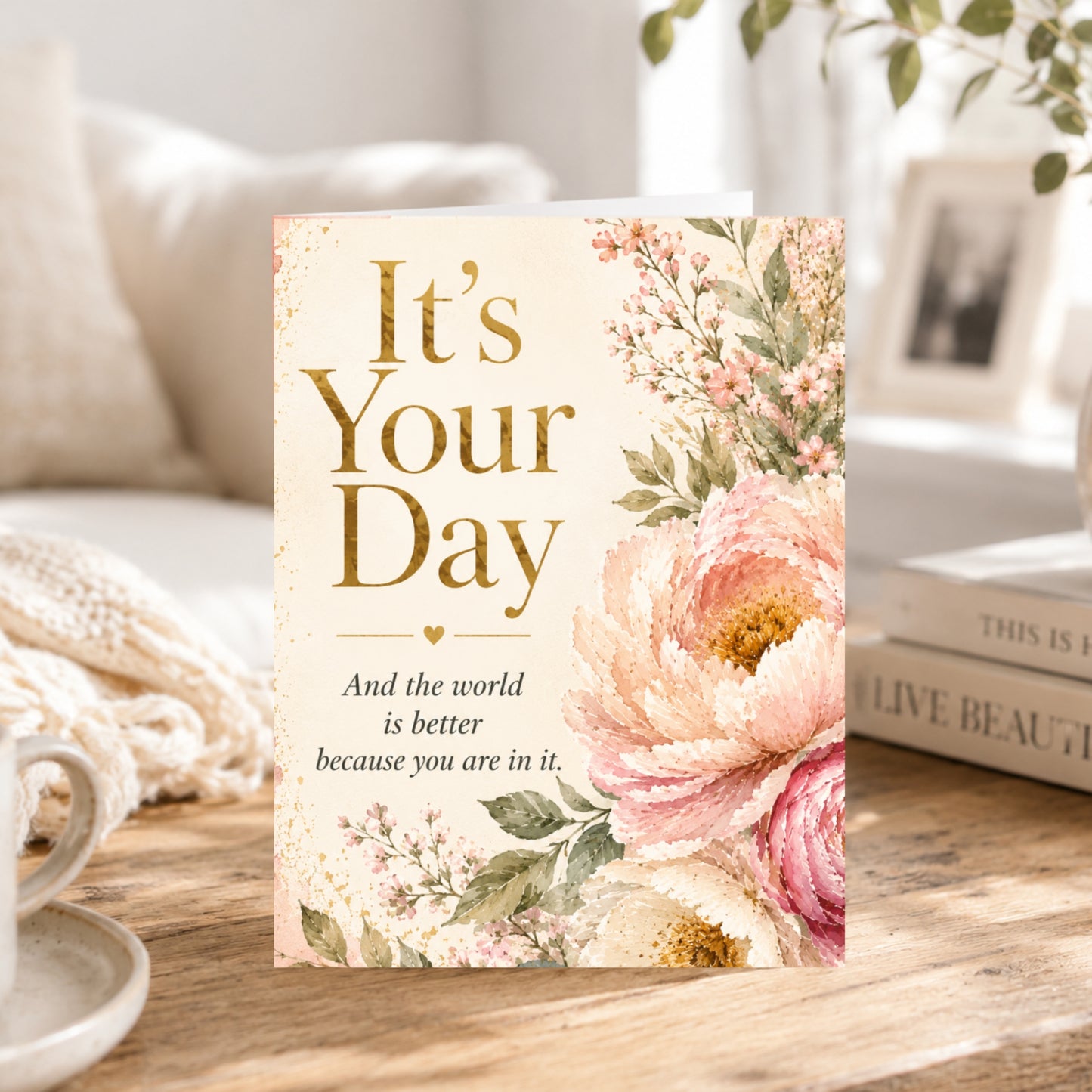 It's Your Day — Birthday Celebration Greeting Card