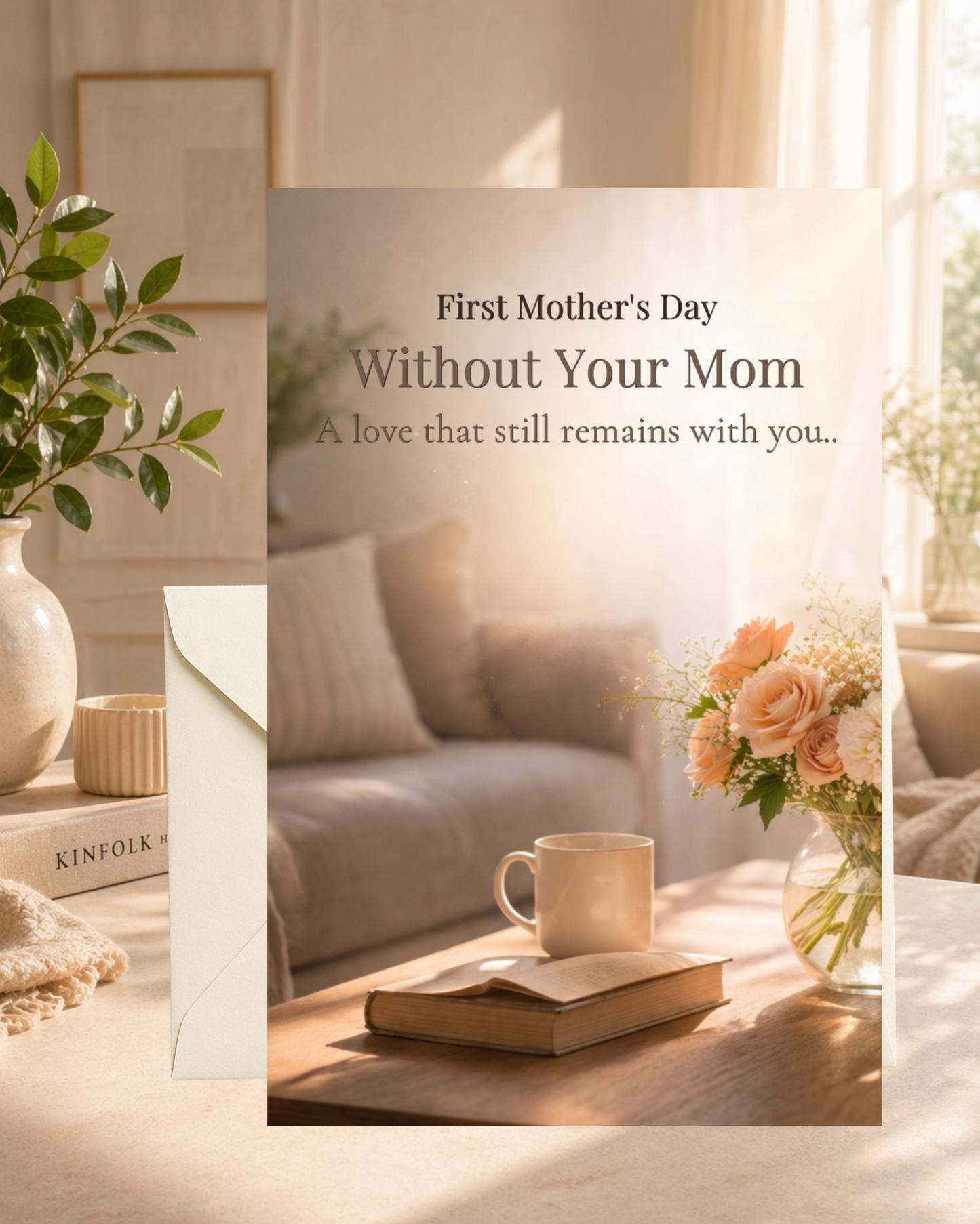First Mother’s Day Without Your Mom — Remembrance & Sympathy Greeting Card