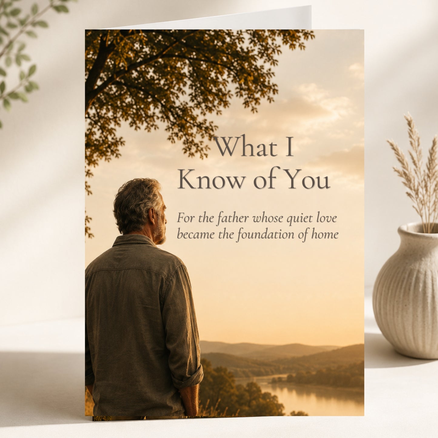What I Know of You — Appreciation Greeting Card