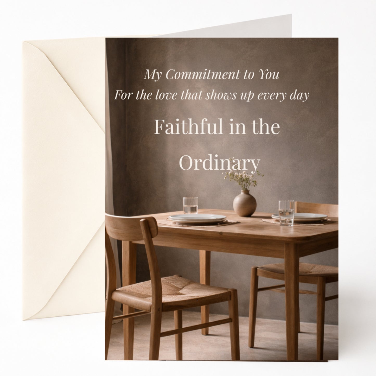 Faithful in the Ordinary — Commitment Greeting Card