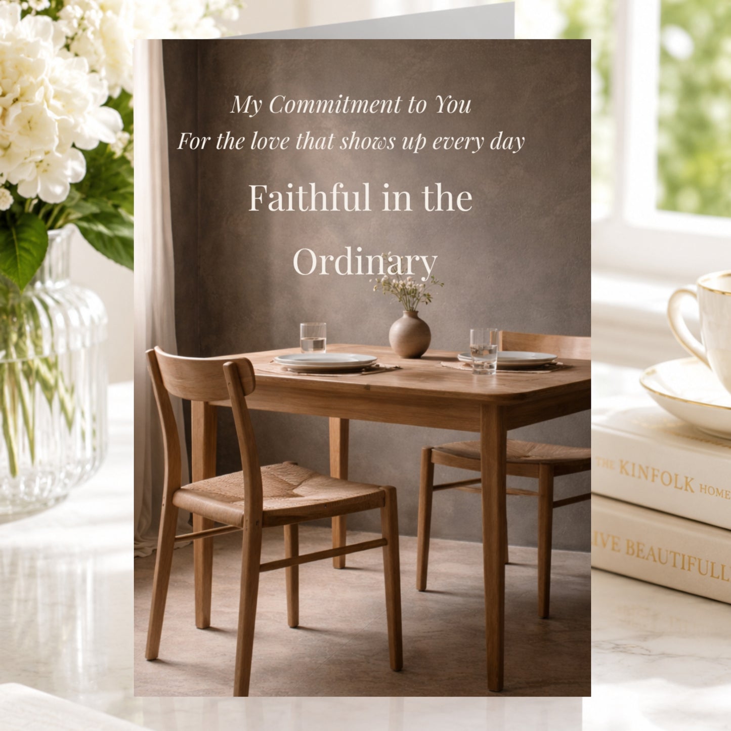 Faithful in the Ordinary — Commitment Greeting Card