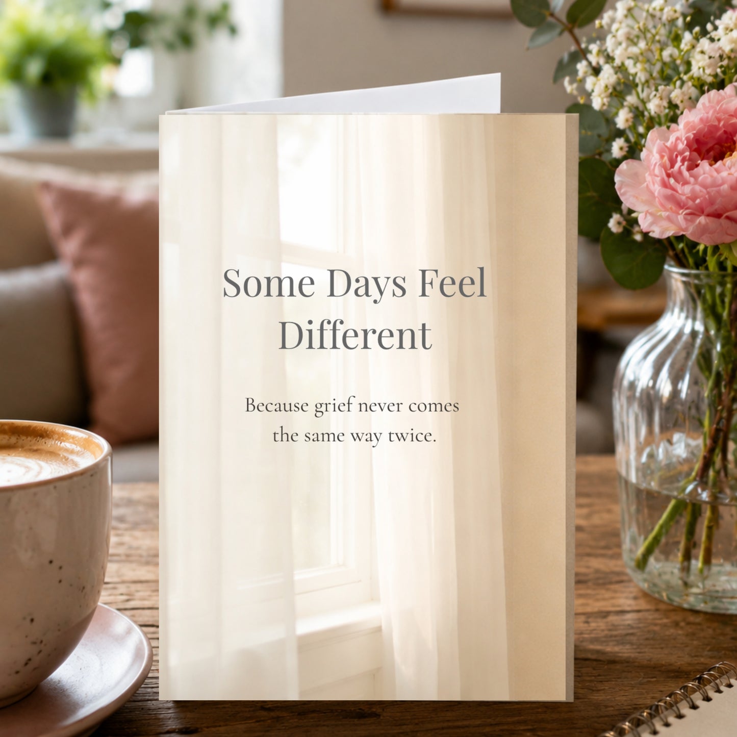Some Days Feel Different — A Grief & Sympathy Card for Comfort and Remembrance