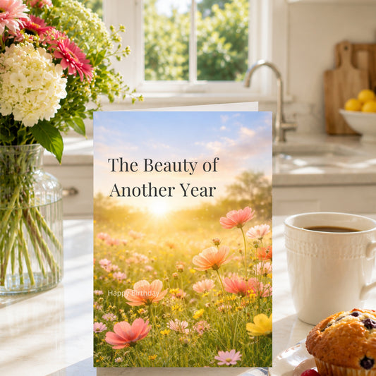 Your Life Is a Gift — Birthday Encouragement Greeting Card