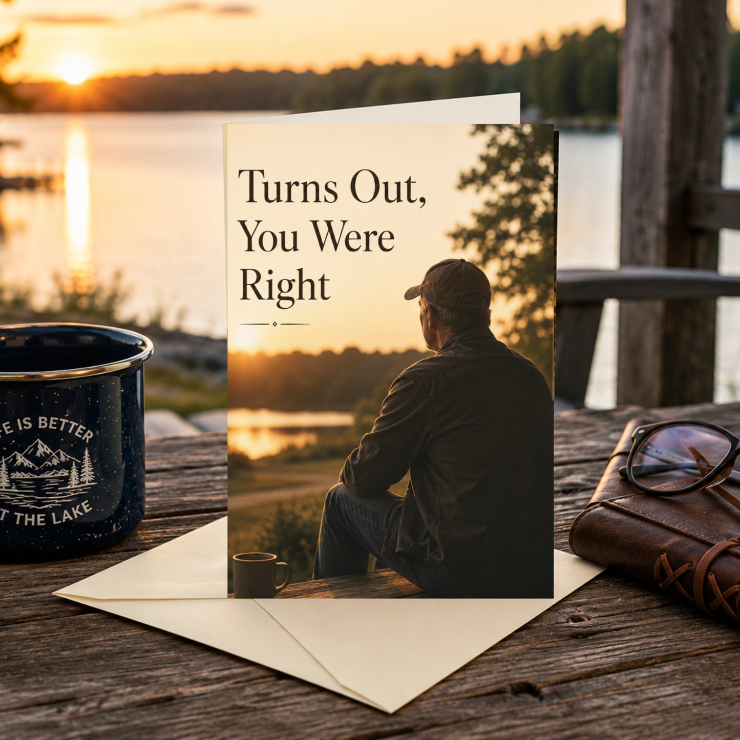 Turns Out, You Were Right — Father's Appreciation Greeting Card