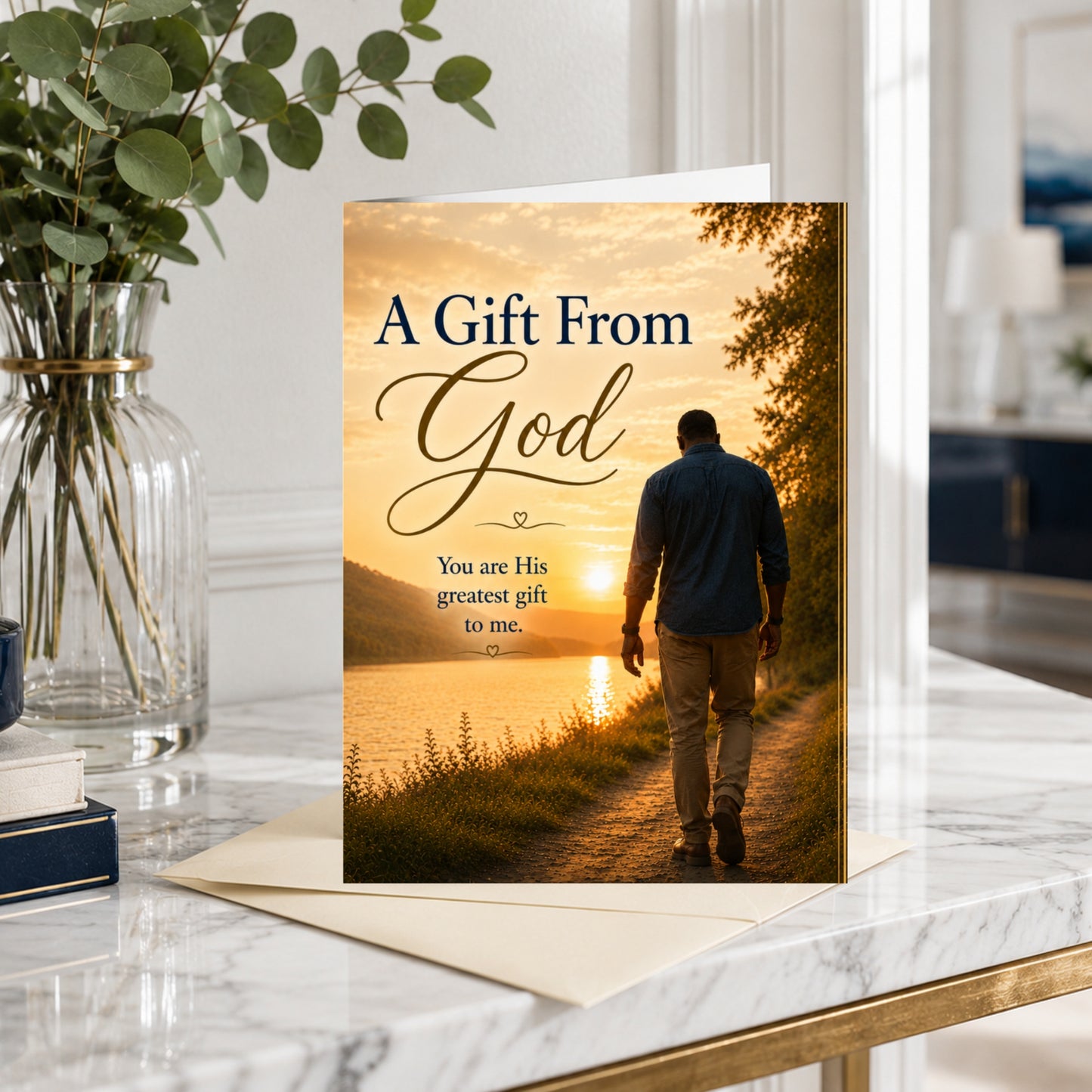 A Gift From God — Father's Appreciation Greeting Card