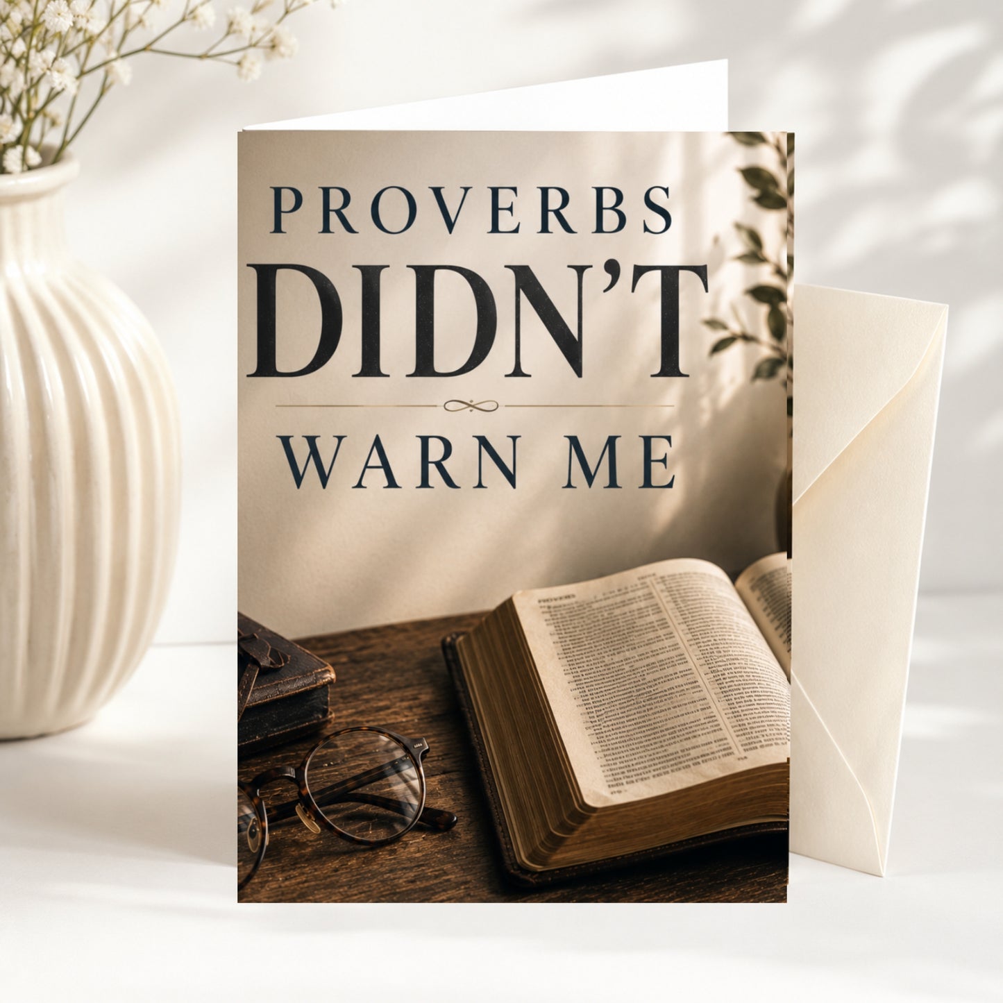 Proverbs Didn't Warn Me — Father's Day Greeting Card