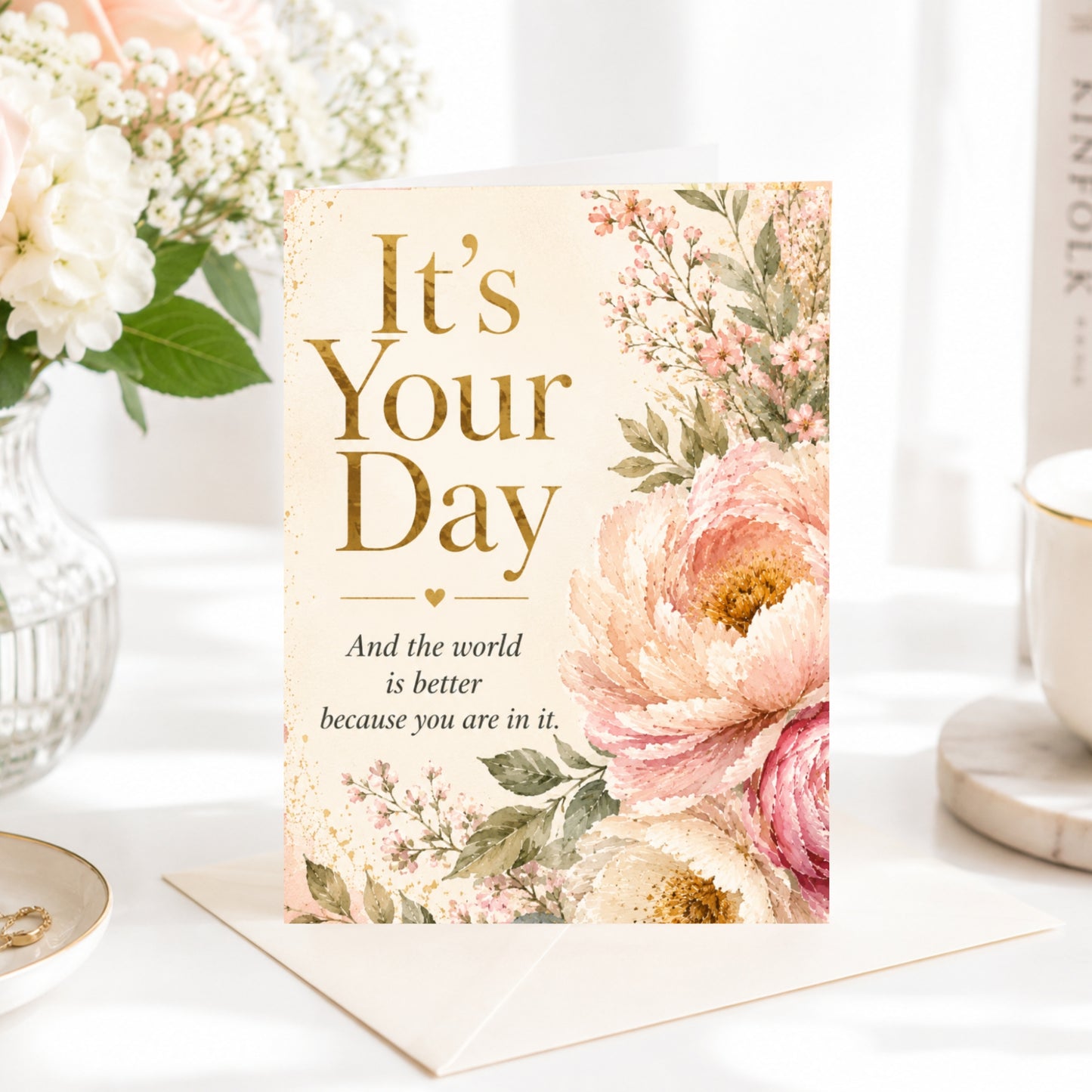 It's Your Day — Birthday Celebration Greeting Card