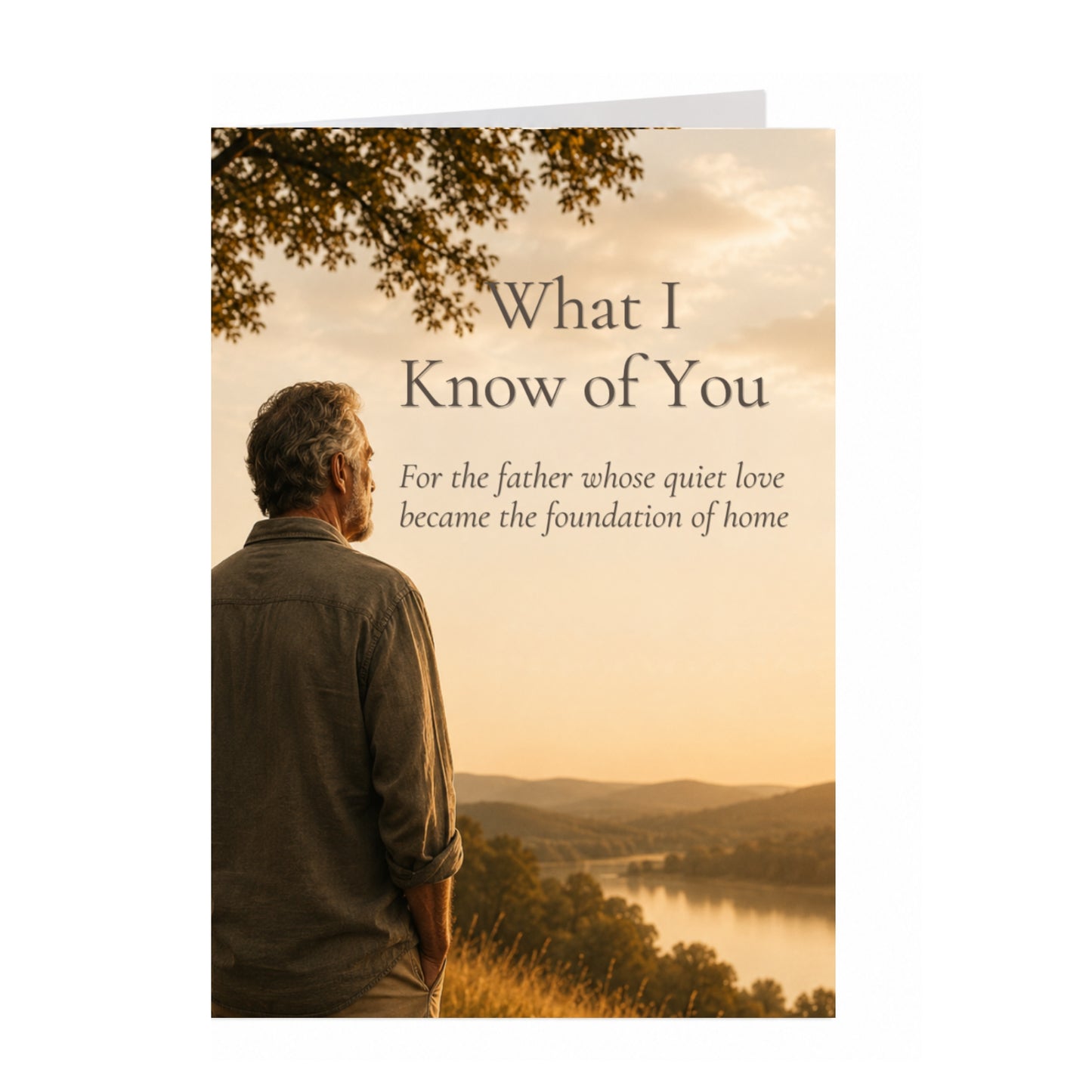 What I Know of You — Appreciation Greeting Card
