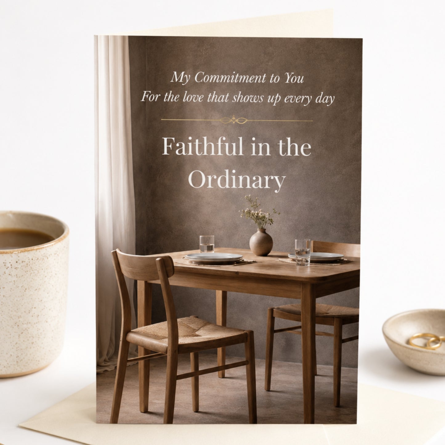 Faithful in the Ordinary — Commitment Greeting Card