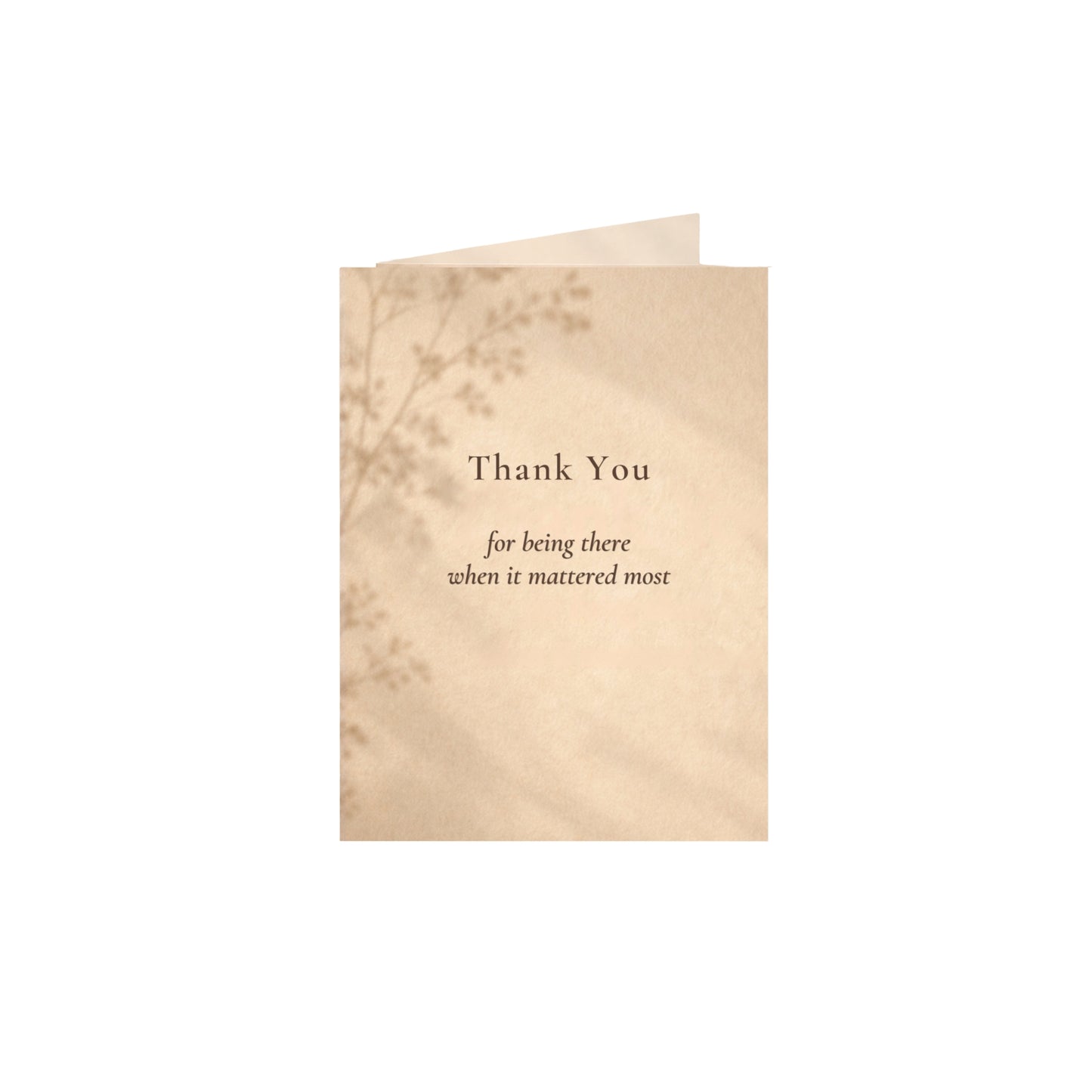 A Quiet Thank You — Gratitude & Appreciation Greeting Card