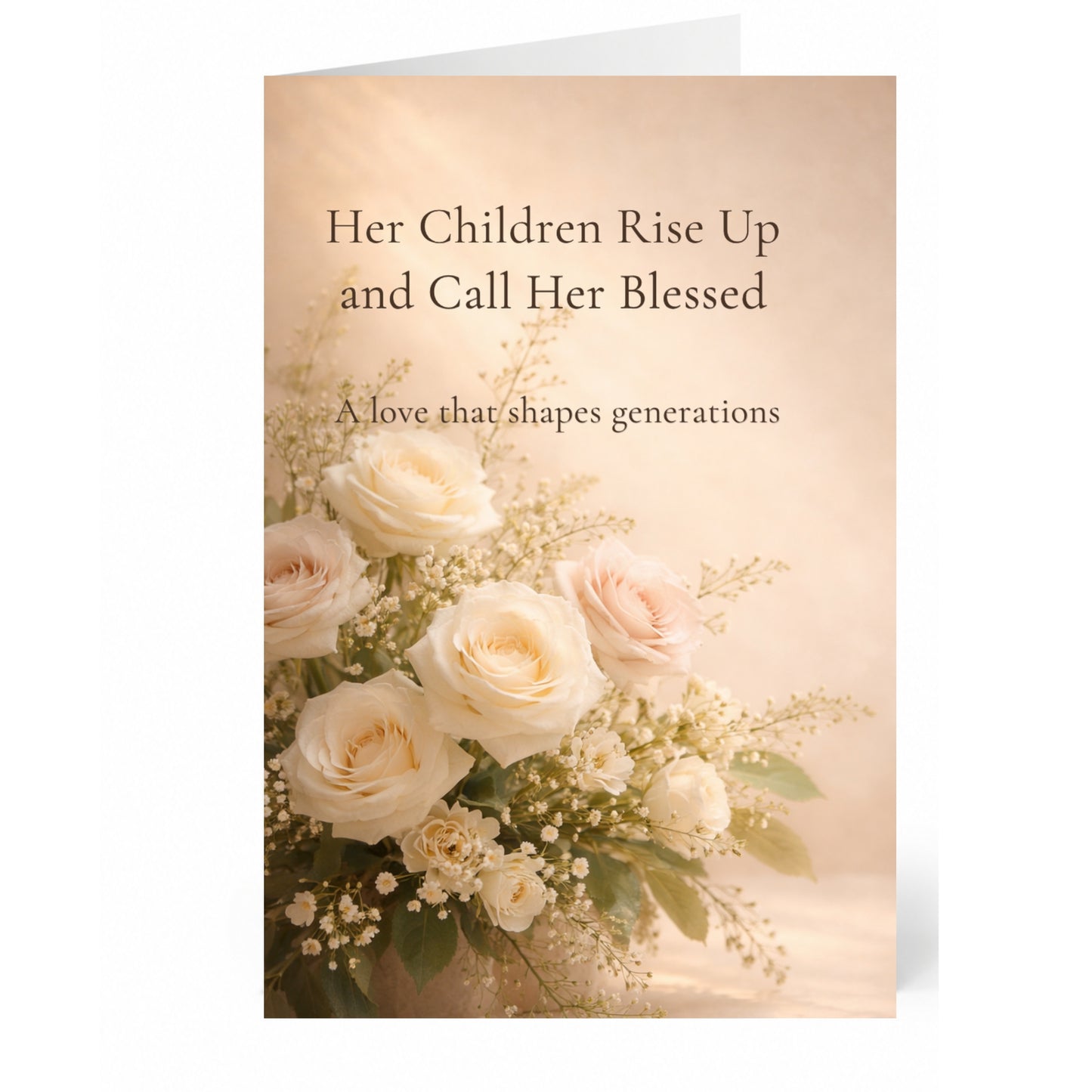 Her Children Rise Up — Mother’s  Greeting Card (Proverbs 31:28)