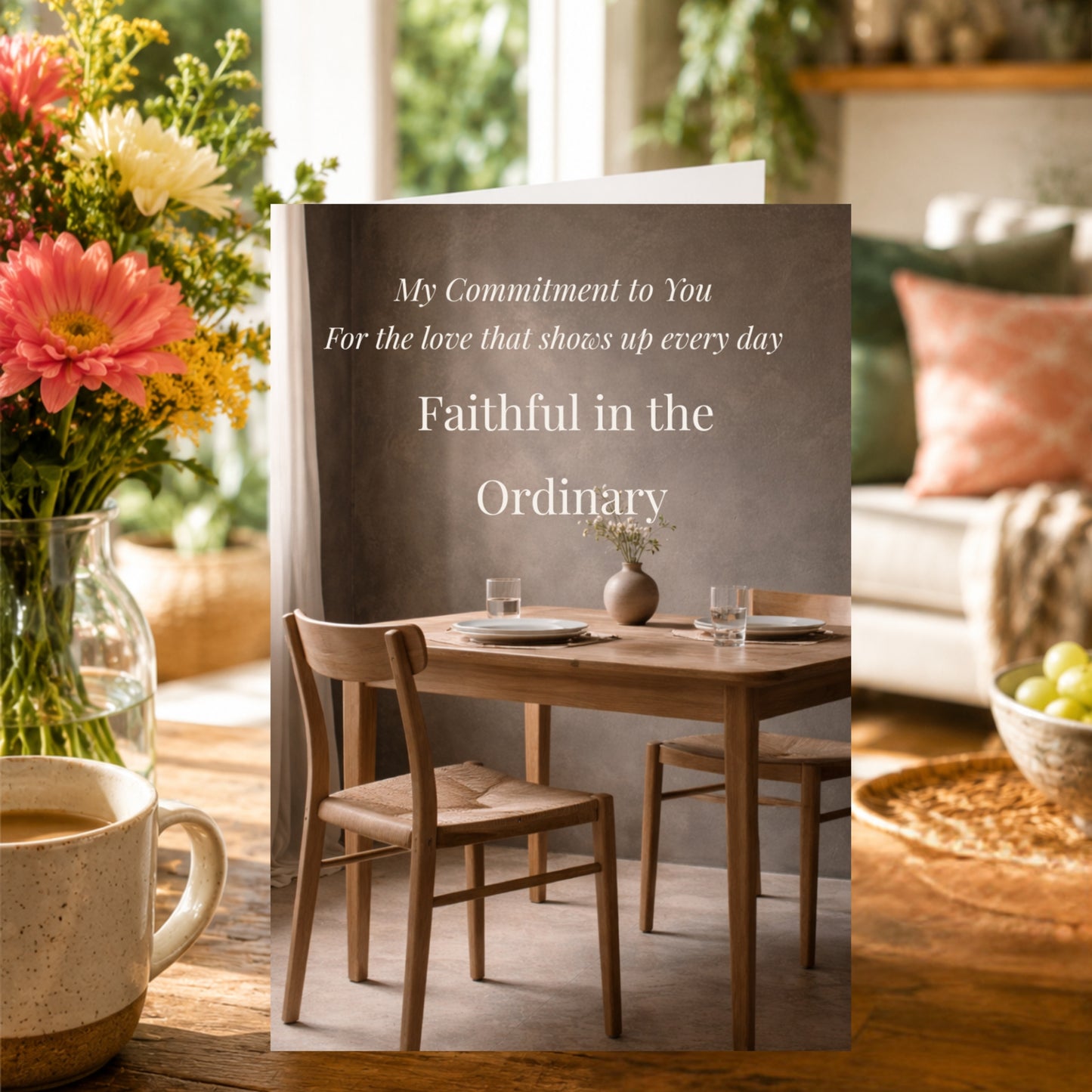 We Chose Us — Through It All | Love & Commitment Greeting Card