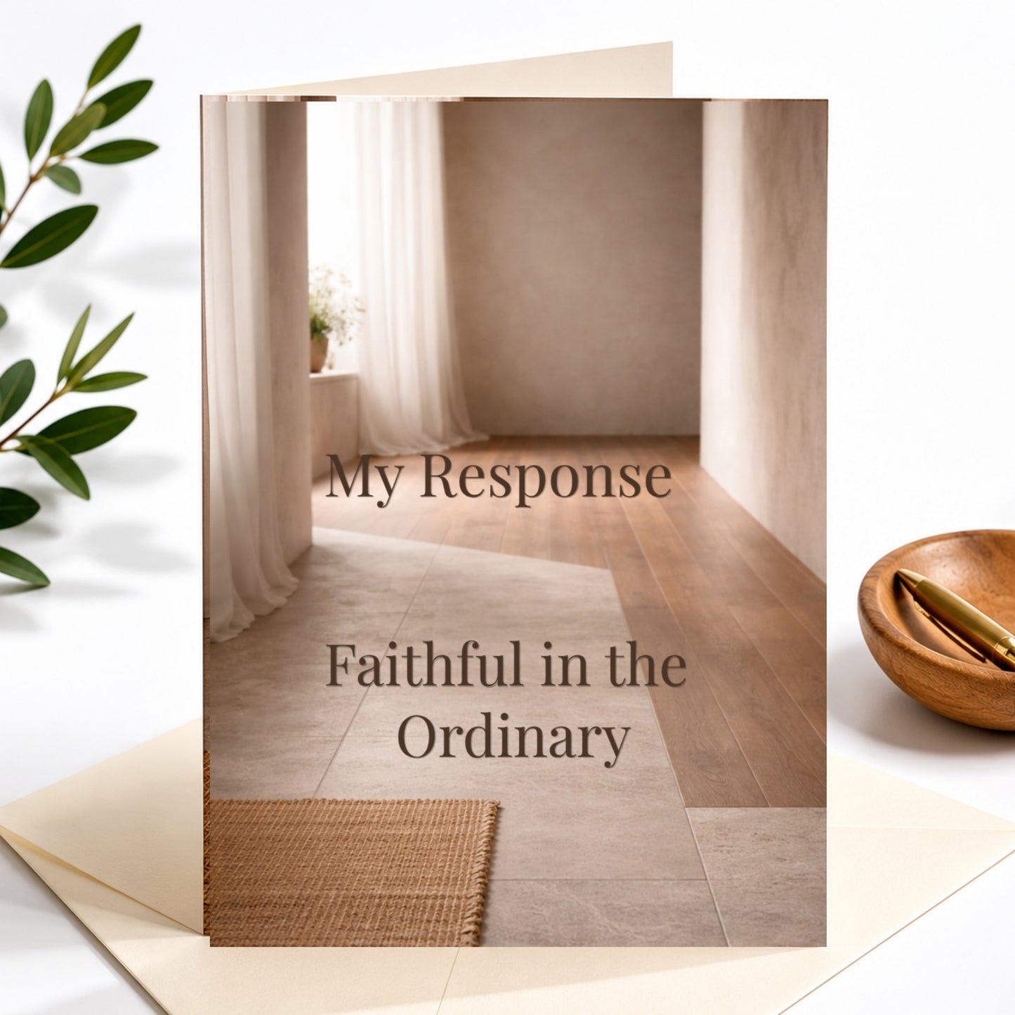 My Response — Faithful in the Ordinary Greeting Card