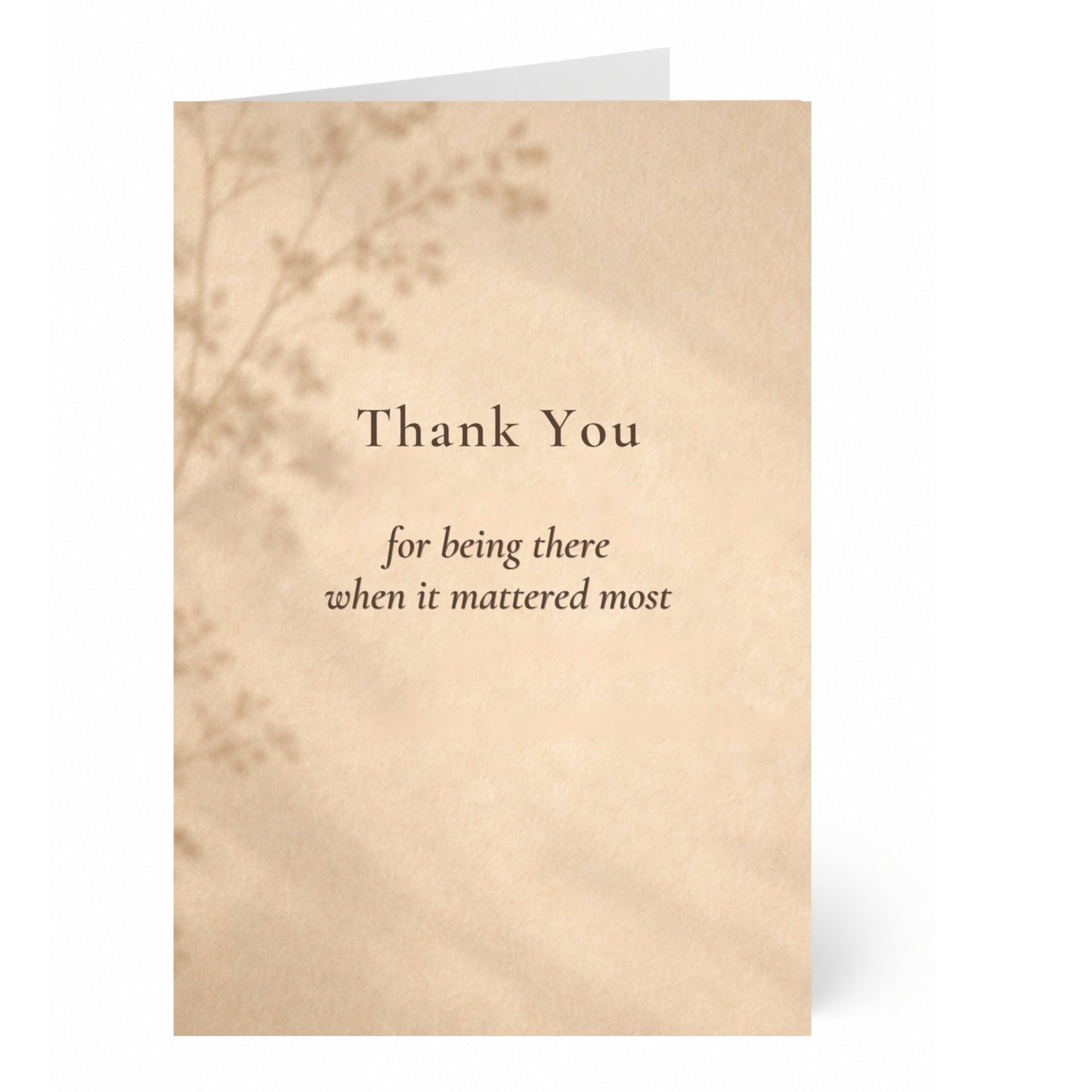 A Quiet Thank You — Gratitude & Appreciation Greeting Card