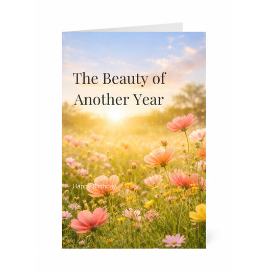 Your Life Is a Gift — Birthday Encouragement Greeting Card