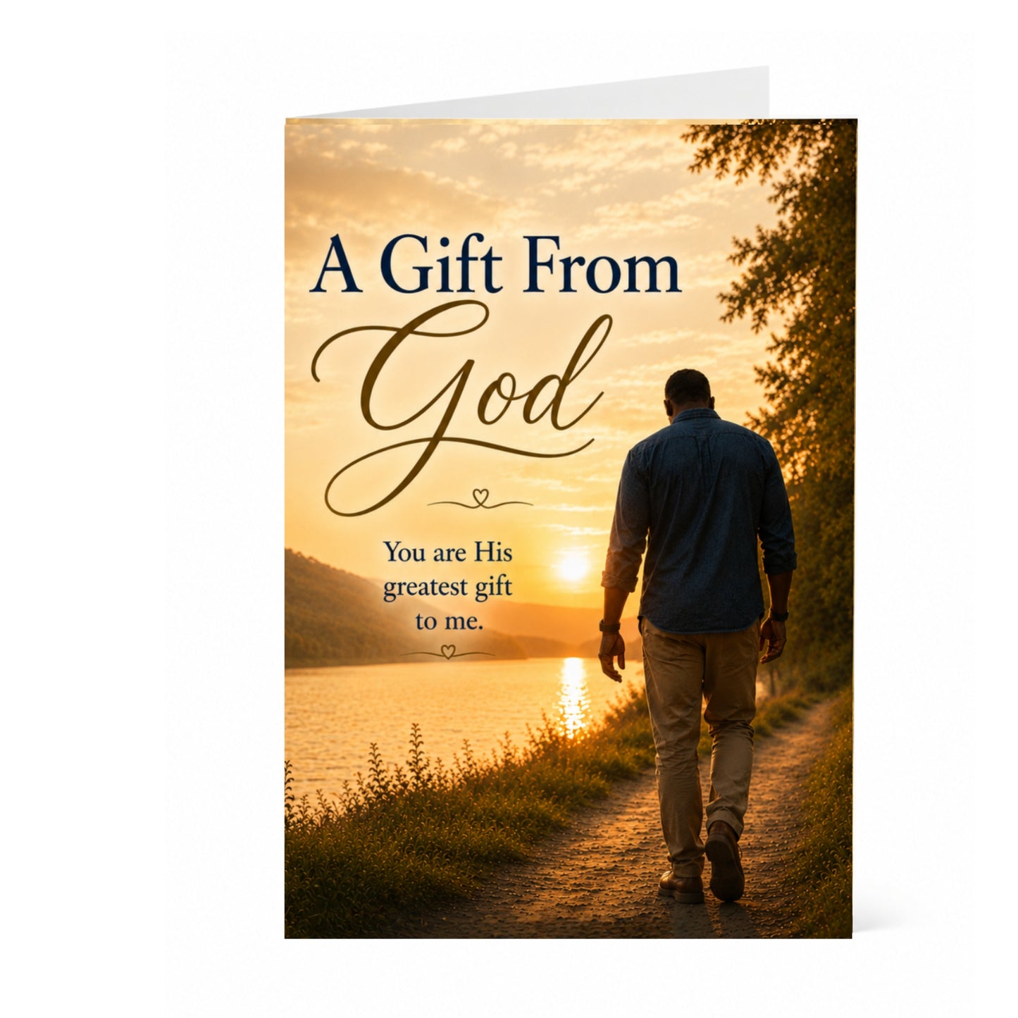 A Gift From God — Father's Appreciation Greeting Card