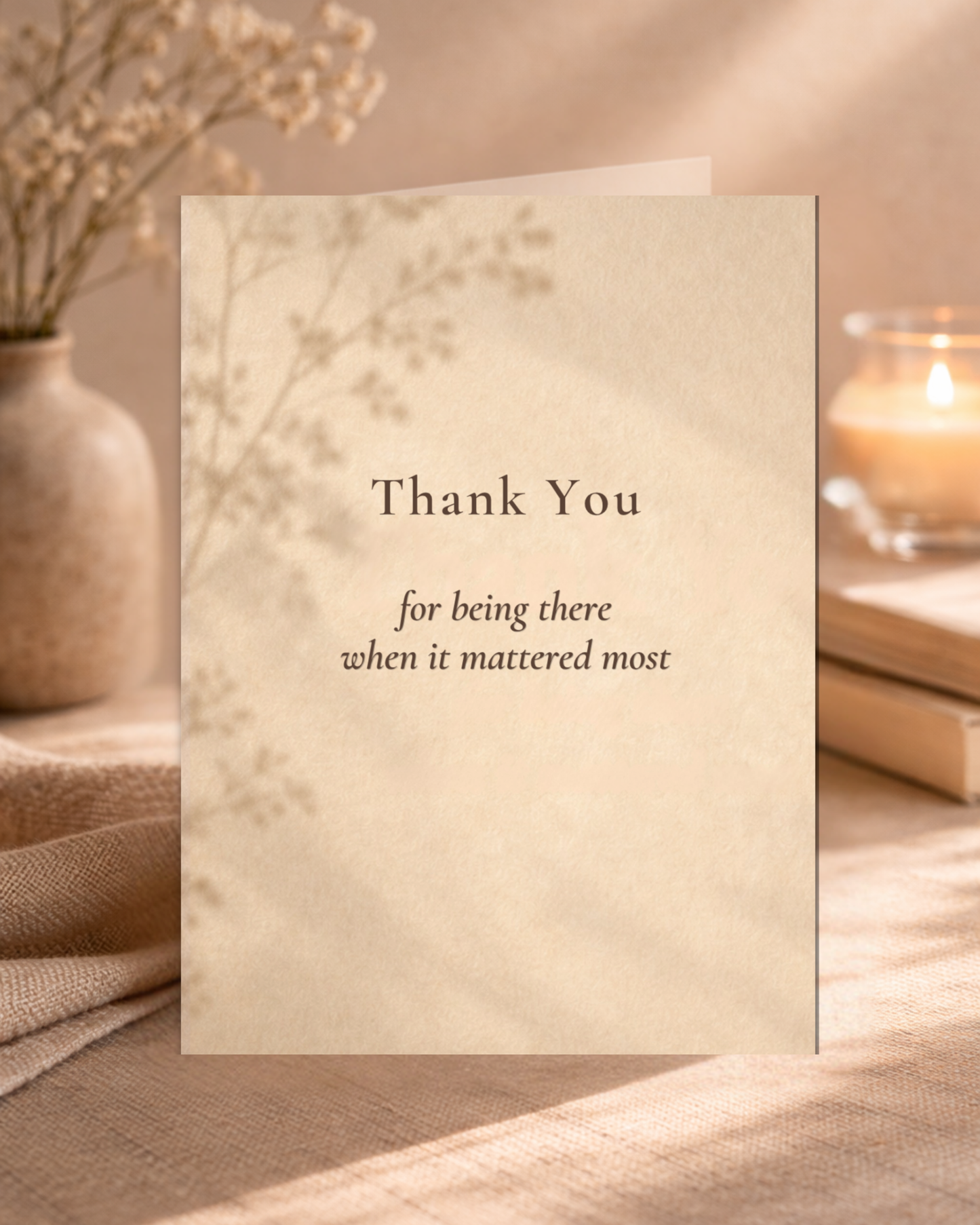 A Quiet Thank You — Gratitude & Appreciation Greeting Card