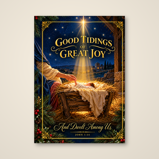 And Dwelt Among Us — Christmas Greeting Card