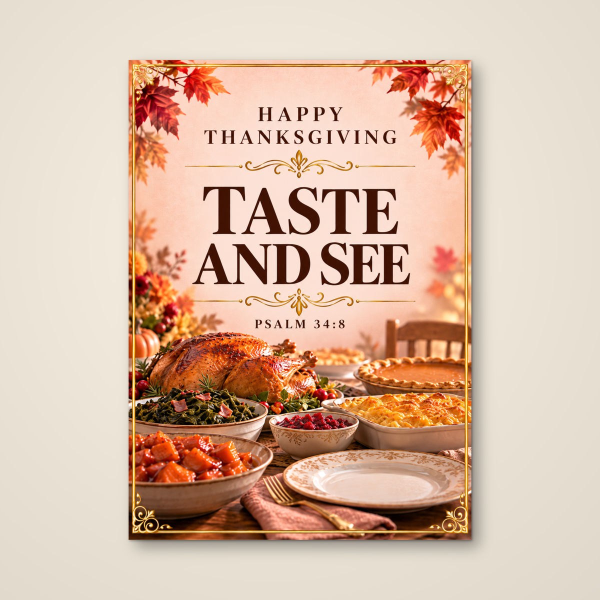 8-Card Pack + 2 FREE Bonus Cards (Christmas & Thanksgiving Mix)