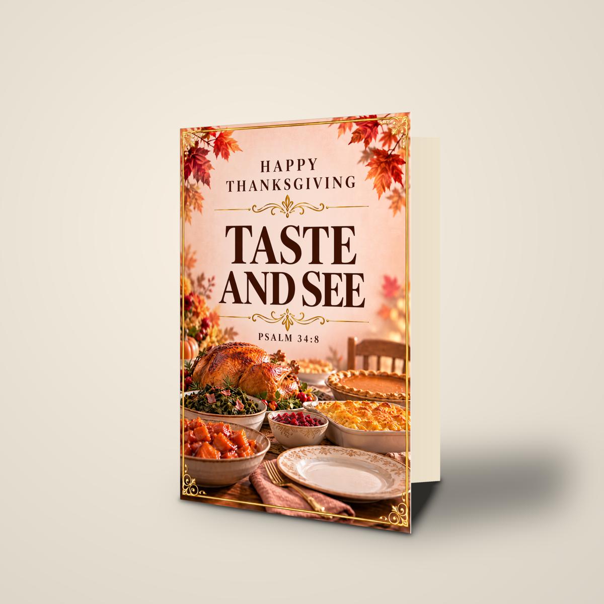 Taste and See — Thanksgiving Greeting Card