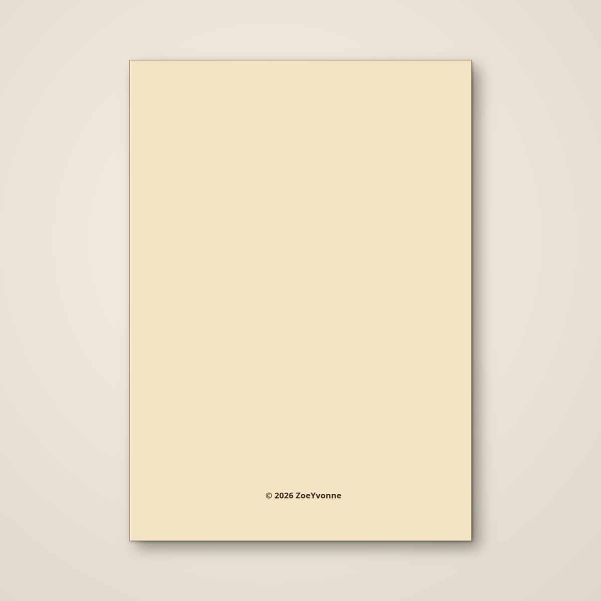 One More Light, Just for You — Christmas Greeting Card