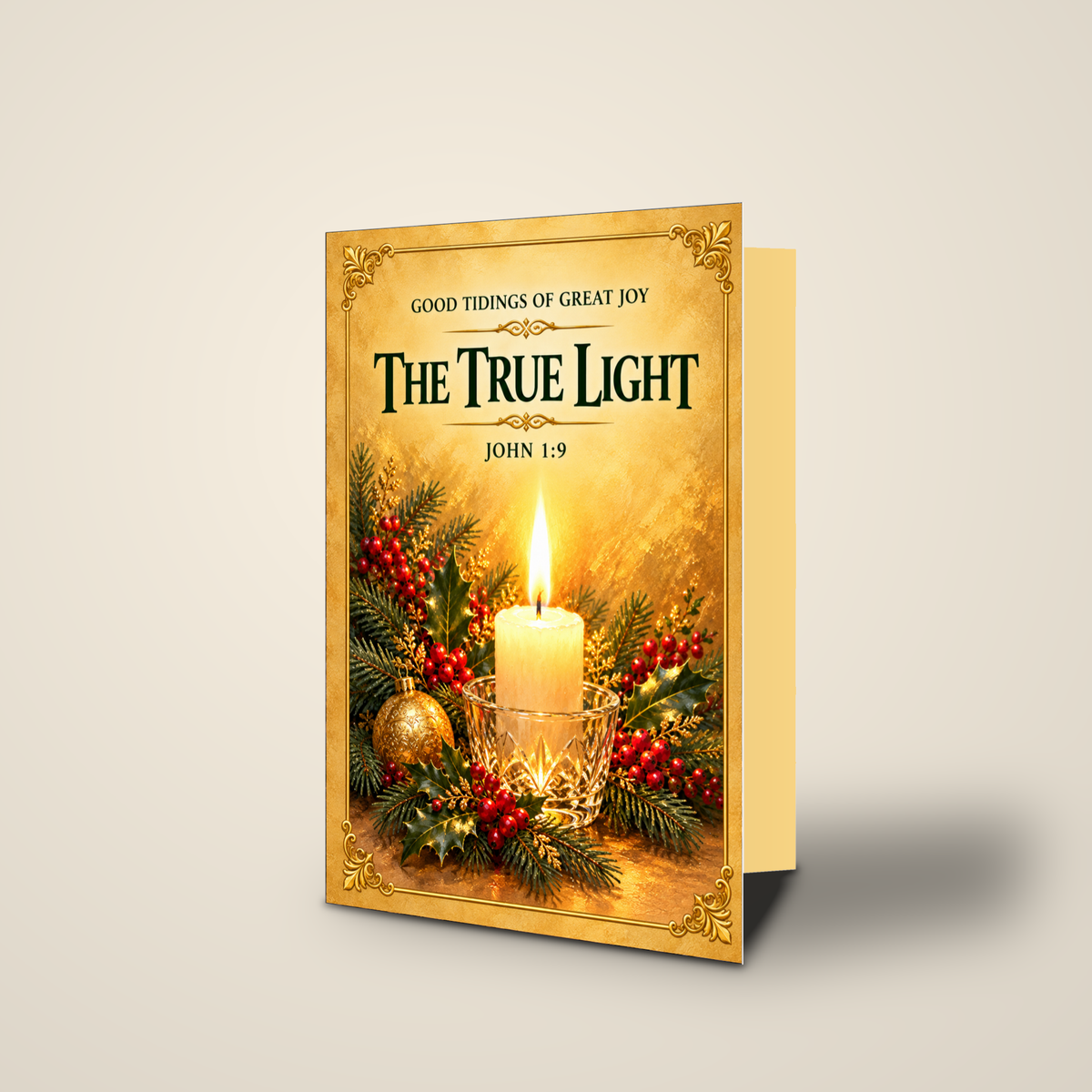 The True Light — Christmas Greeting Card